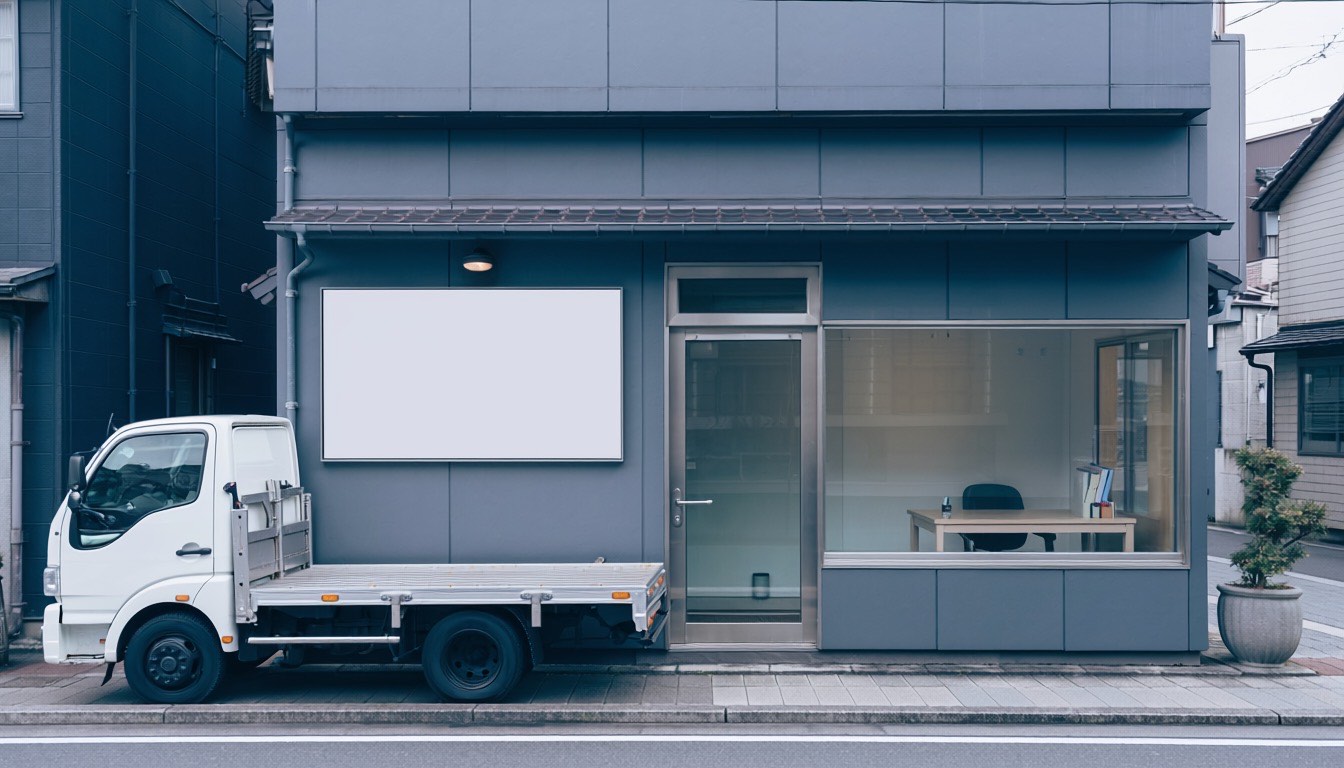 建設業許可の営業所要件をイメージする事務所の風景